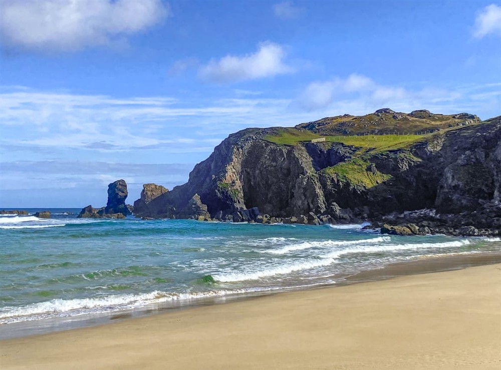 Closest beach just a few minutes away. at Go Ye Cottage in Achmore, Isle Of Lewis