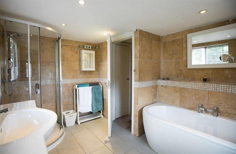 Bathroom at Goat Street Cottage in St.Davids, Pembrokeshire, Dyfed