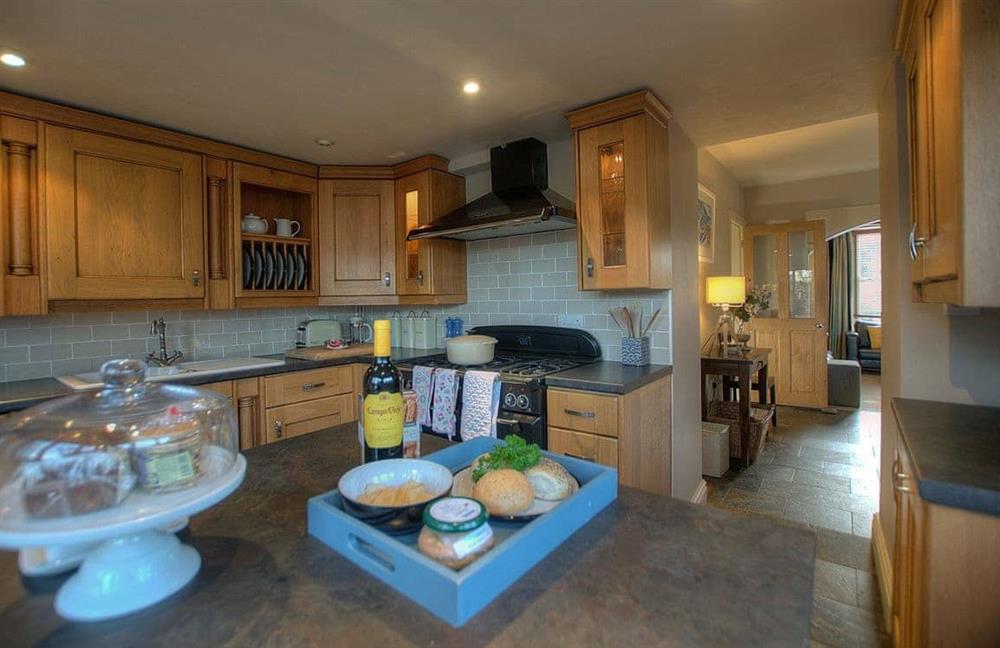 This is the kitchen at Goat Street Cottage in St.Davids, Pembrokeshire, Dyfed