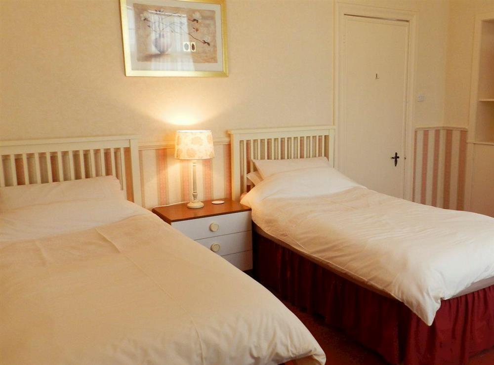 Twin bedroom at Goatfell View in Brodick, Isle of Arran, Scotland