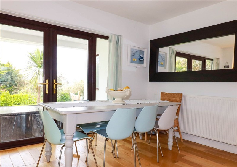 The dining area at Goatsland, Trebetherick