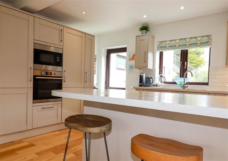 The kitchen at Goatsland, Trebetherick