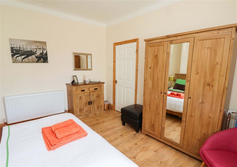 One of the 3 bedrooms at Godetia Cottage, Seahouses