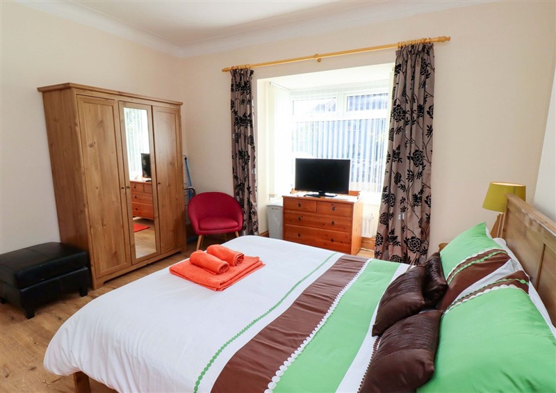 This is a bedroom at Godetia Cottage, Seahouses