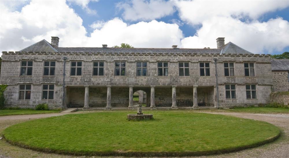 The exterior of Godolphin House, Cornwall at Godolphin House in Helston, Cornwall