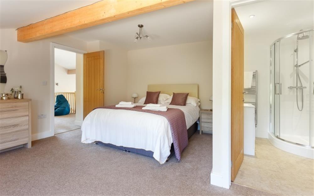 One of the 6 bedrooms at Goesmere Barns in Damerham