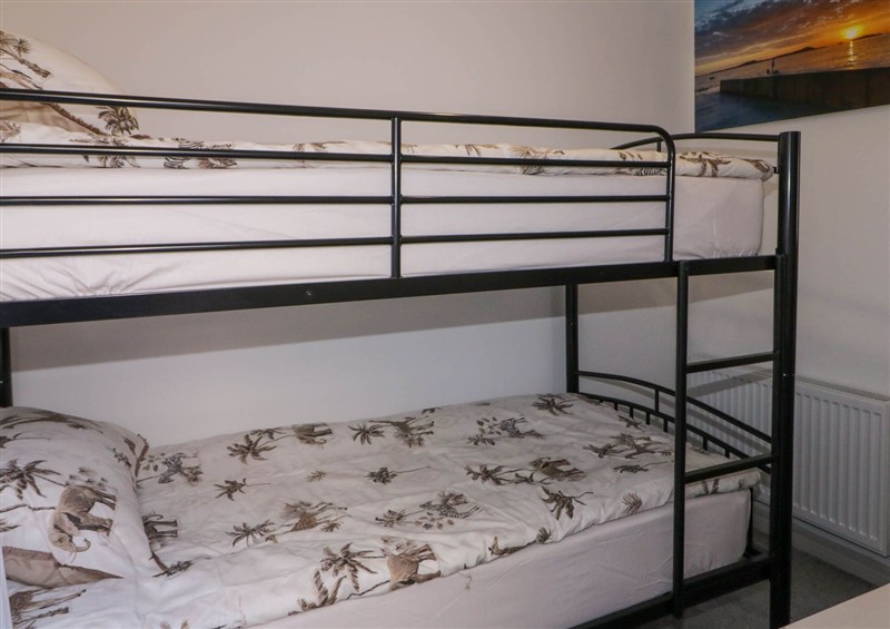 One of the 2 bedrooms at Gola View, Magheraclogher near Derrybeg