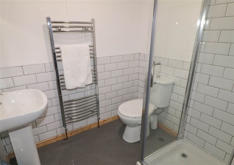 This is the bathroom at Gola View, Magheraclogher near Derrybeg