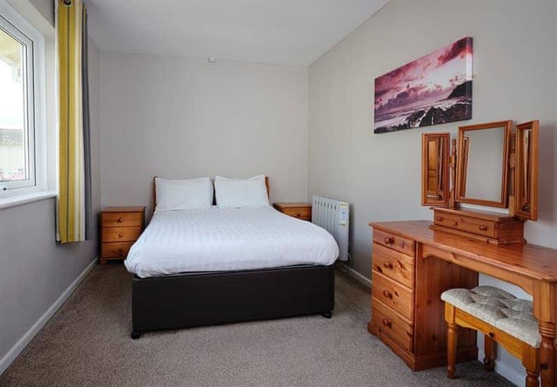 Bedroom in the Surf Wave Apartment 2 at Golden Coast Holiday Park in Woolacombe, Devon
