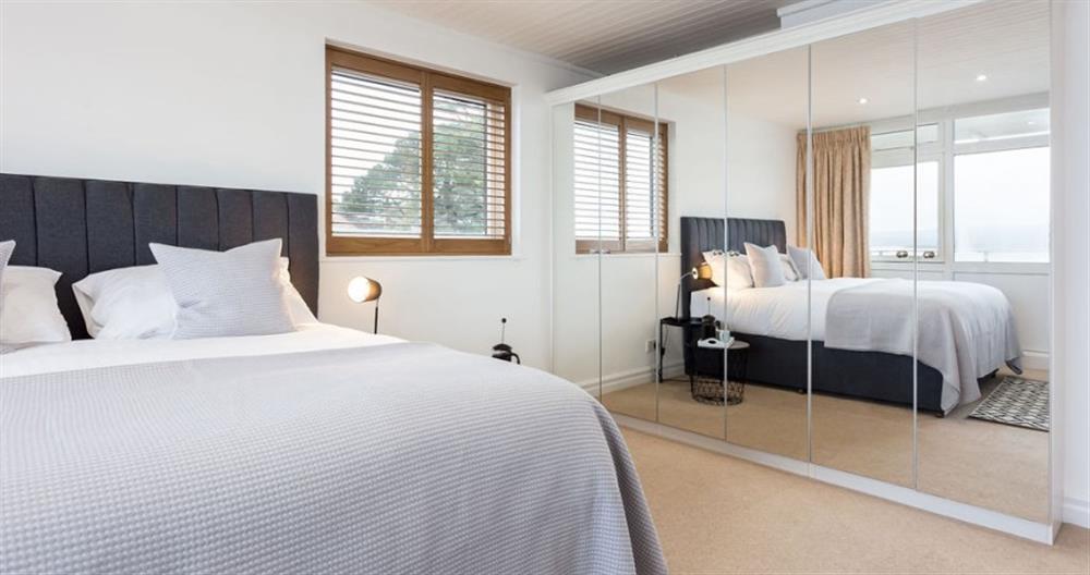 One of the bedrooms at Golden Gates No.3 in Sandbanks