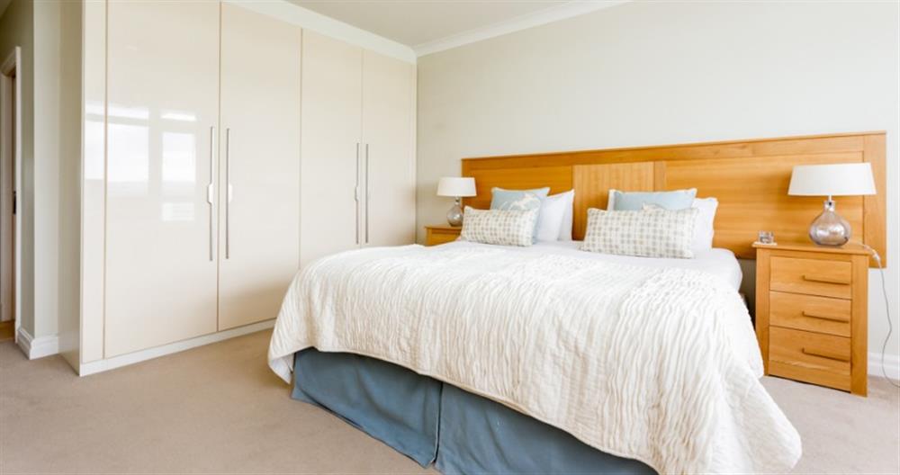 One of the 3 bedrooms at Golden Gates No.6 in Sandbanks