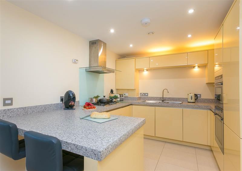 This is the kitchen at Golden Sands, Carbis Bay