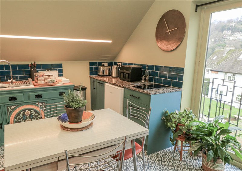 This is the kitchen at Golden Valley View, Stroud