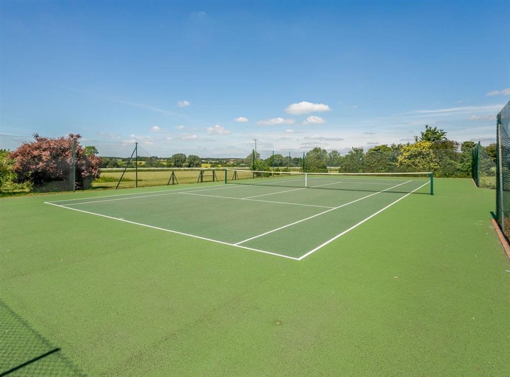 Tennis court at The Hayloft, 