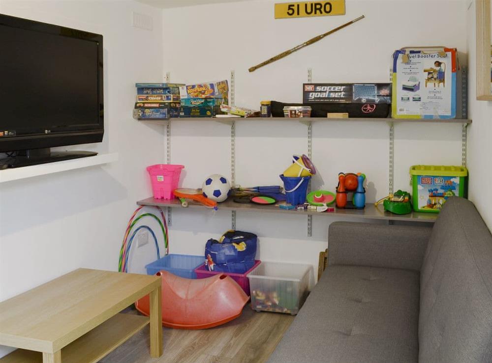 Play room at Golf Road in Mablethorpe, near Skegness, Lincolnshire