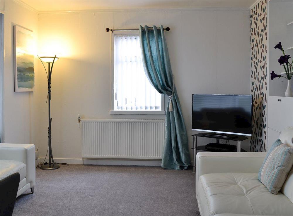 Living room at Golf View in Monifieth, Dundee, Angus