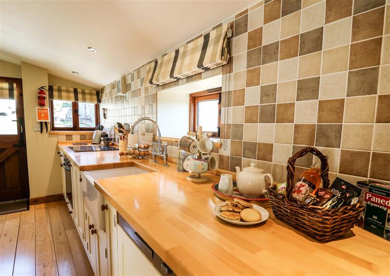 This is the kitchen at Golwg Las, Pumsaint near Lampeter
