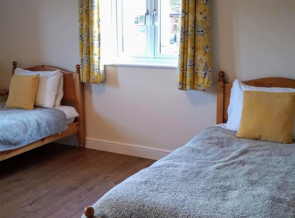 Twin bedroom at Golwg y Cwm in Cilrhedyn, near Newcastle Emlyn, Dyfed