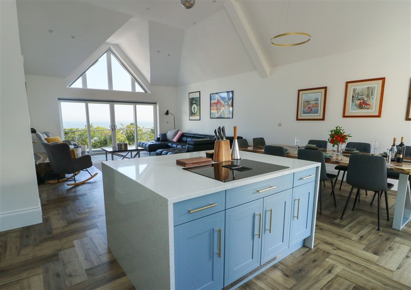 This is the kitchen at Golygfa Gele, Llanddulas