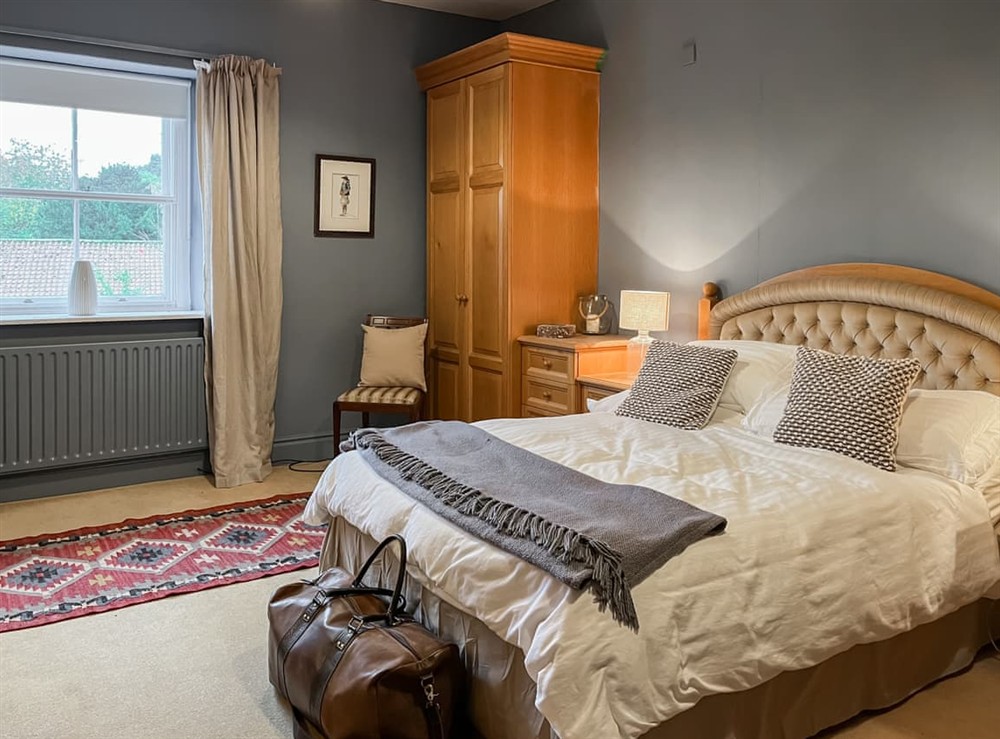 Double bedroom at Goodlands Farmhouse in Claxton, North Yorkshire