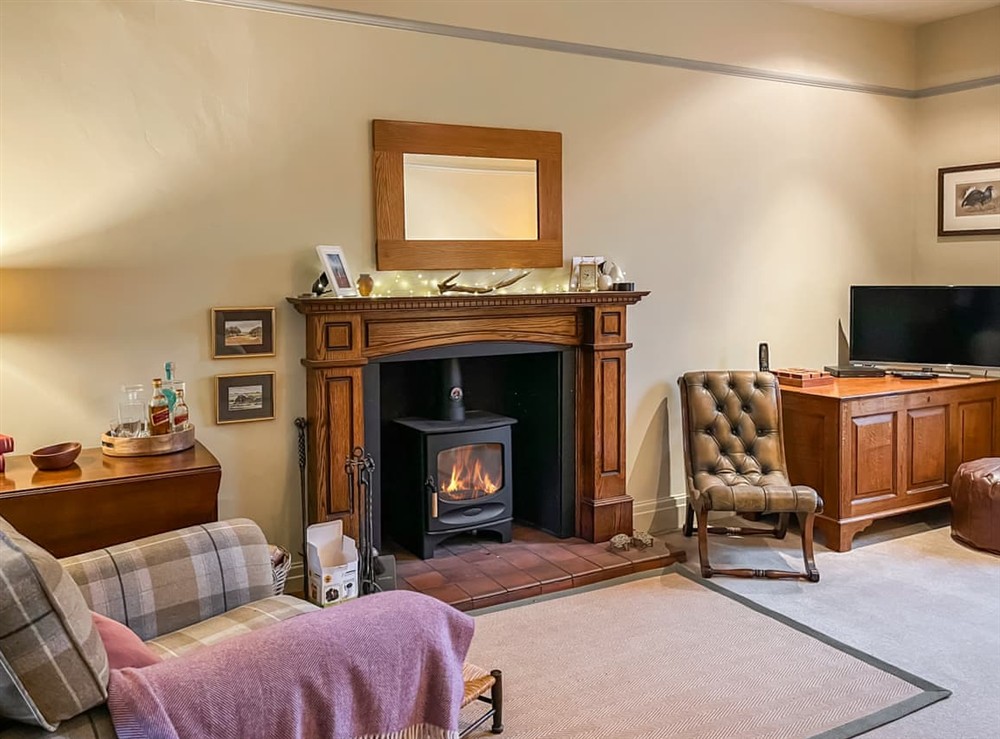 Living area at Goodlands Farmhouse in Claxton, North Yorkshire