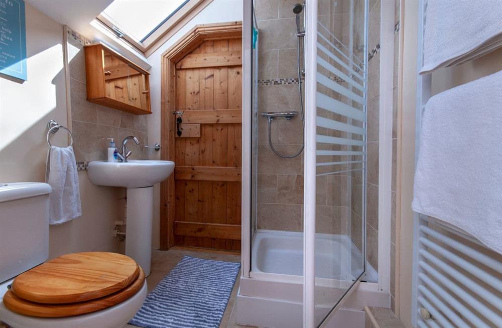 This is the bathroom at Goose Barn in Pembroke, Pembrokeshire, Dyfed