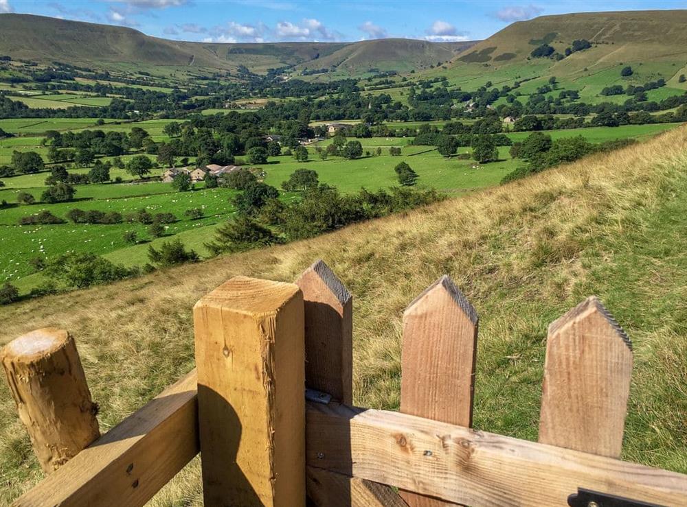 A view from one of the many beautiful walks straight  from the home at Goose Croft in Edale, Hope Valley, Derbyshire