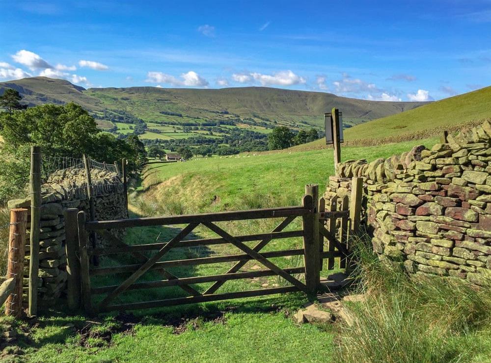 One of the beautiful walks straight from the property at Goose Croft in Edale, Hope Valley, Derbyshire
