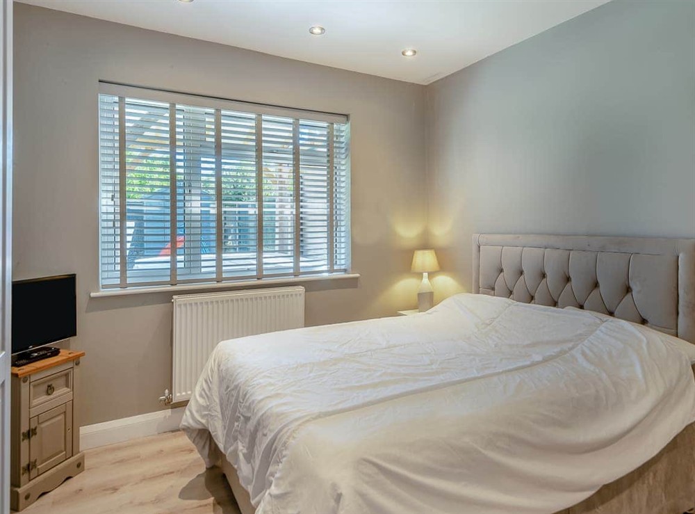 Double bedroom at Goose Green Cottage in Snettisham, Norfolk