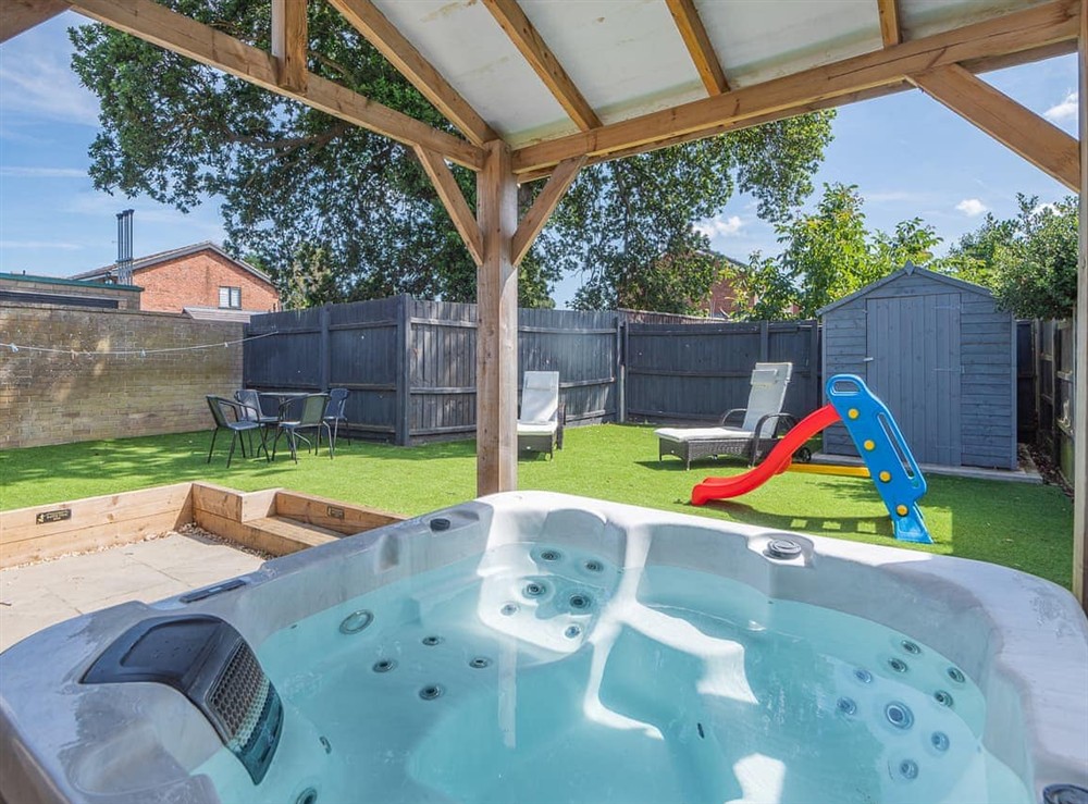 Hot tub (photo 2) at Goose Green Cottage in Snettisham, Norfolk
