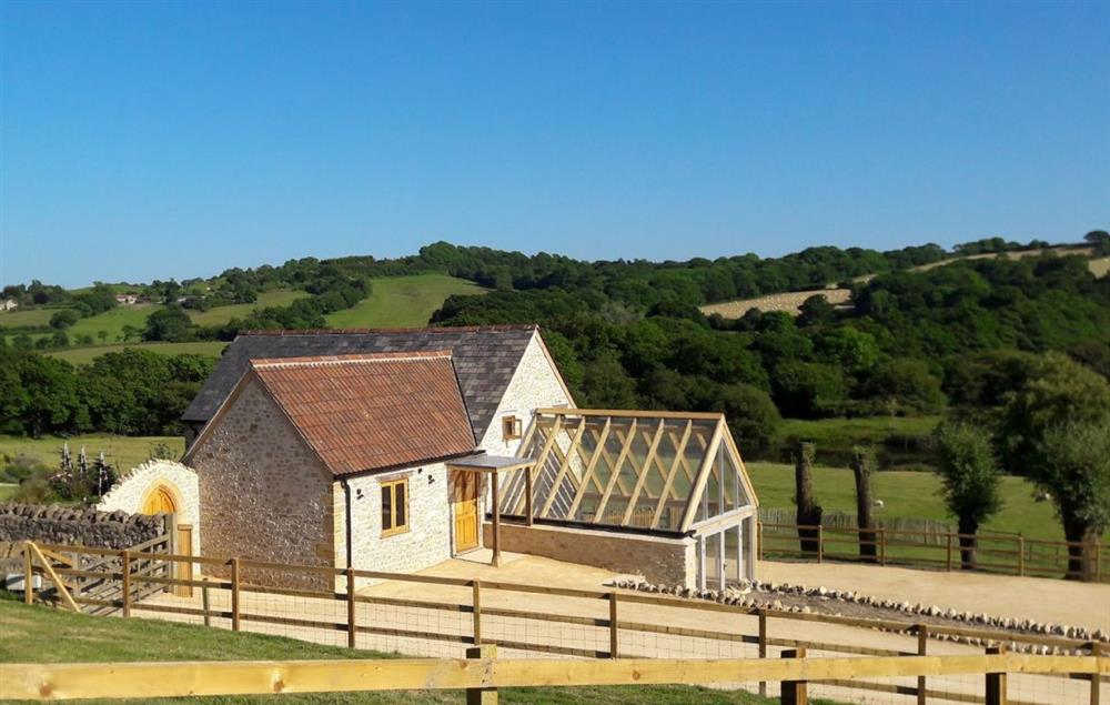 Goose Run Cottage is set on a 70-acre private family estate at Goose Run Cottage, Corscombe