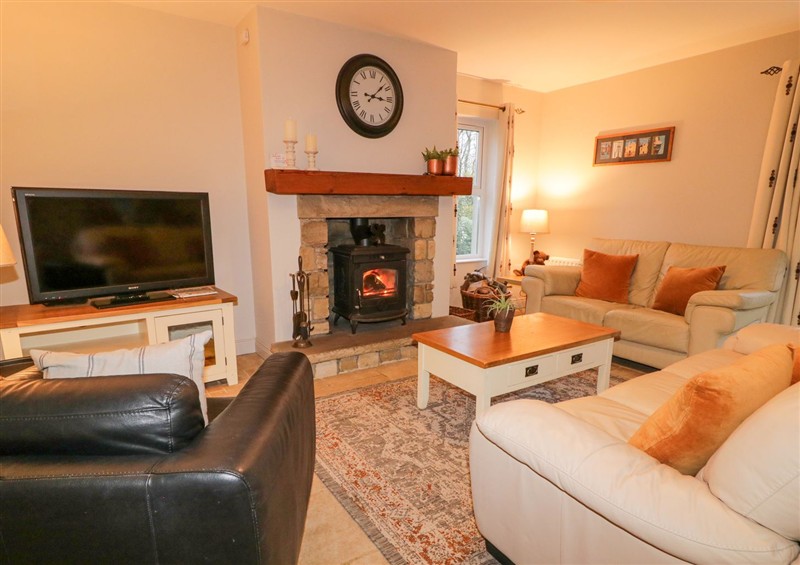 The living area at Gooseberry Cottage, Lisnaskea