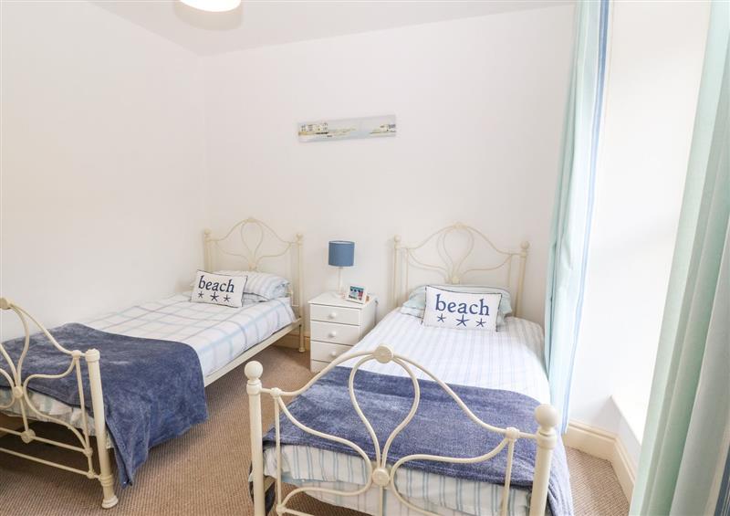 One of the bedrooms at Gorphwysfa, Cemaes Bay