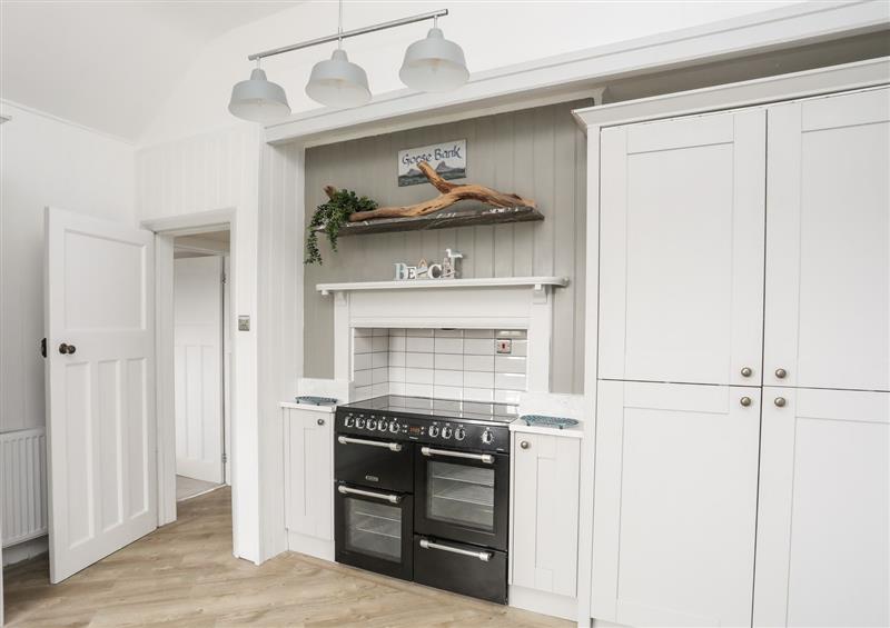 This is the kitchen at Gorse Bank, Abersoch