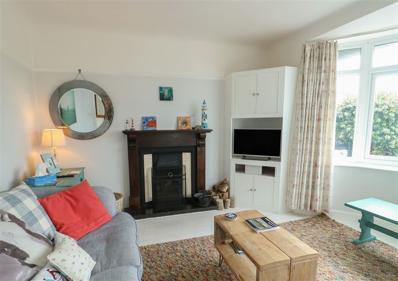 The living area at Gorse Hill, Rhosneigr