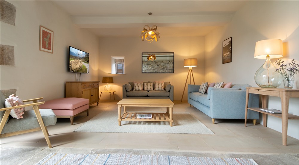 The sitting room (photo 3) at Gorsey Bank Barn in Hope Valley, Derbyshire