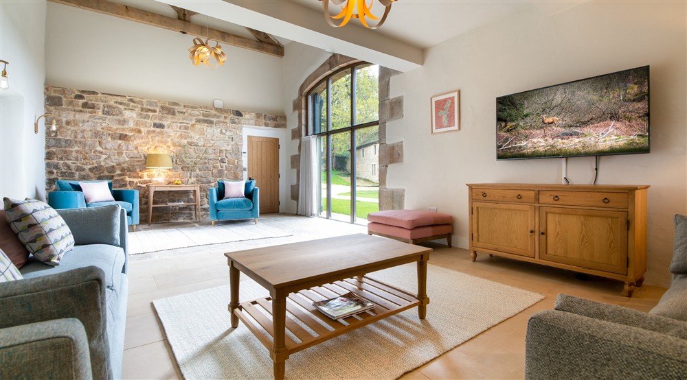 The sitting room (photo 4) at Gorsey Bank Barn in Hope Valley, Derbyshire