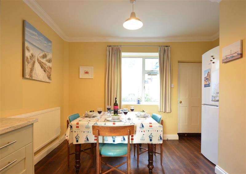 The dining area at Gosfield Cottage, Aldeburgh, Aldeburgh