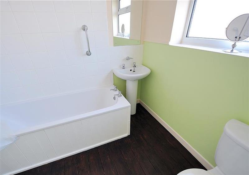 The bathroom at Gosling Way, Lyme Regis