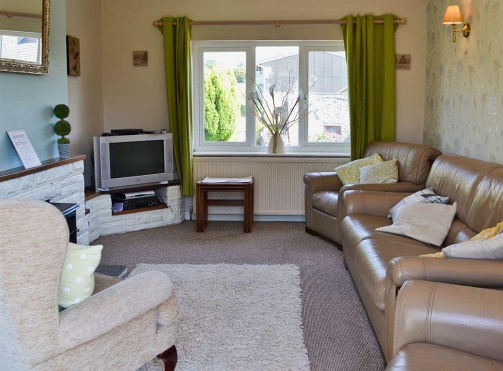 Living room at Goulday in Chelmorton, near Buxton, Derbyshire