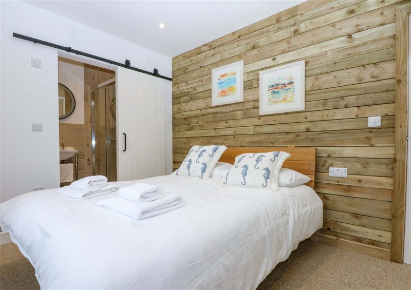 One of the 5 bedrooms at Gowan Brae, Criccieth