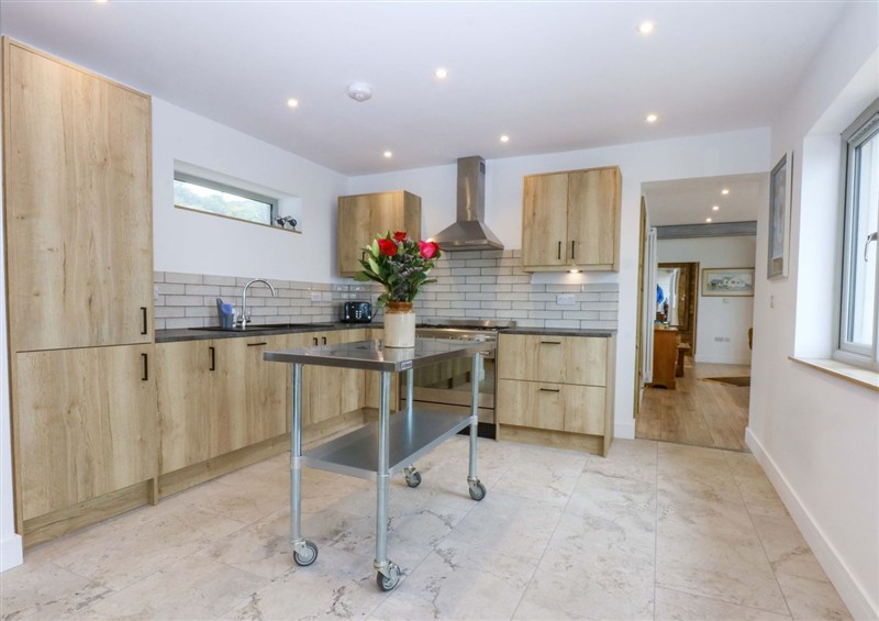 The kitchen at Gowan Brae, Criccieth