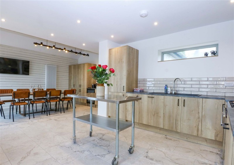 This is the kitchen at Gowan Brae, Criccieth
