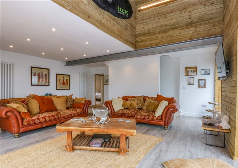 This is the living room at Gowan Brae, Criccieth