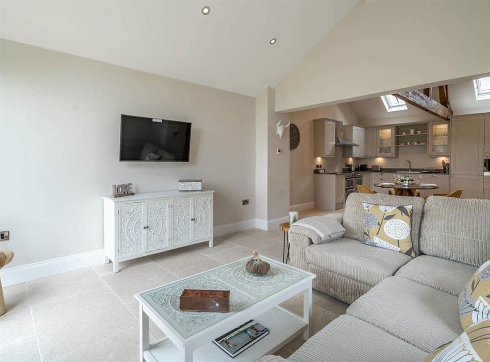 Open plan living space at The Shippon, 
