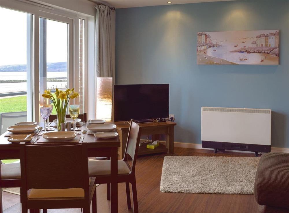 Delightful open plan living space with sea views at Gower Sunset Views in Llanelli, Carmarthenshire, Dyfed