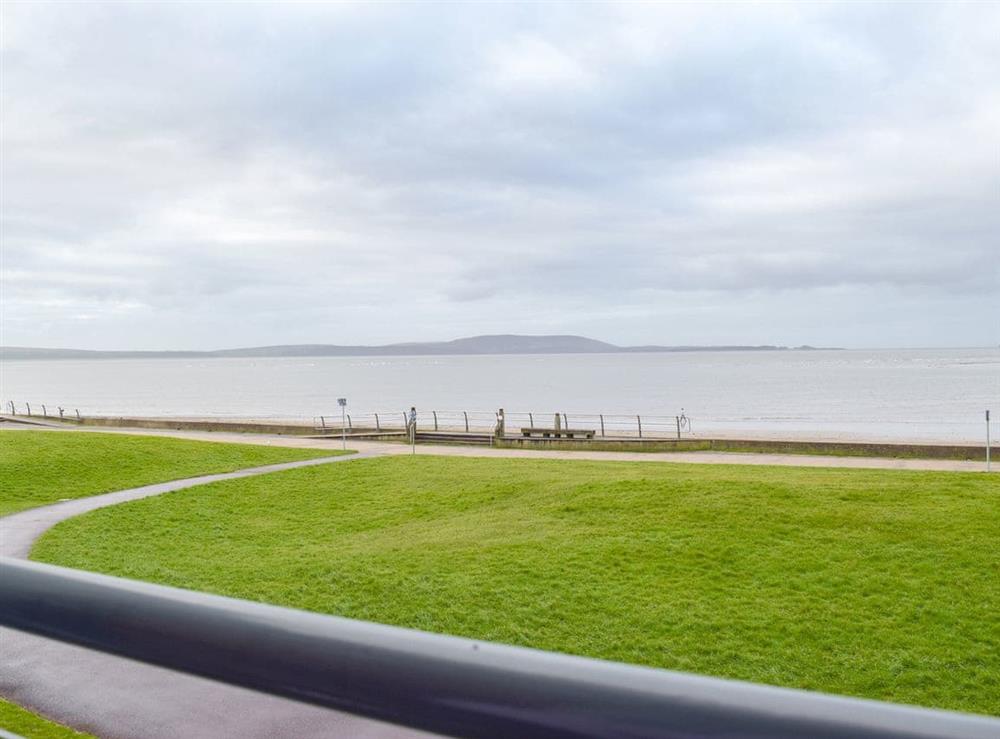 Fantastic sea views from the property at Gower Sunset Views in Llanelli, Carmarthenshire, Dyfed