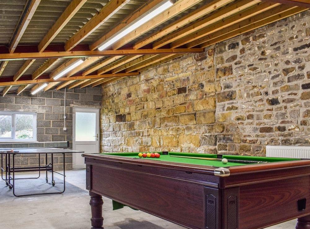 Games room at Gowland Farm- Swallows Folly in Cloughton, near Harwood Dale, North Yorkshire