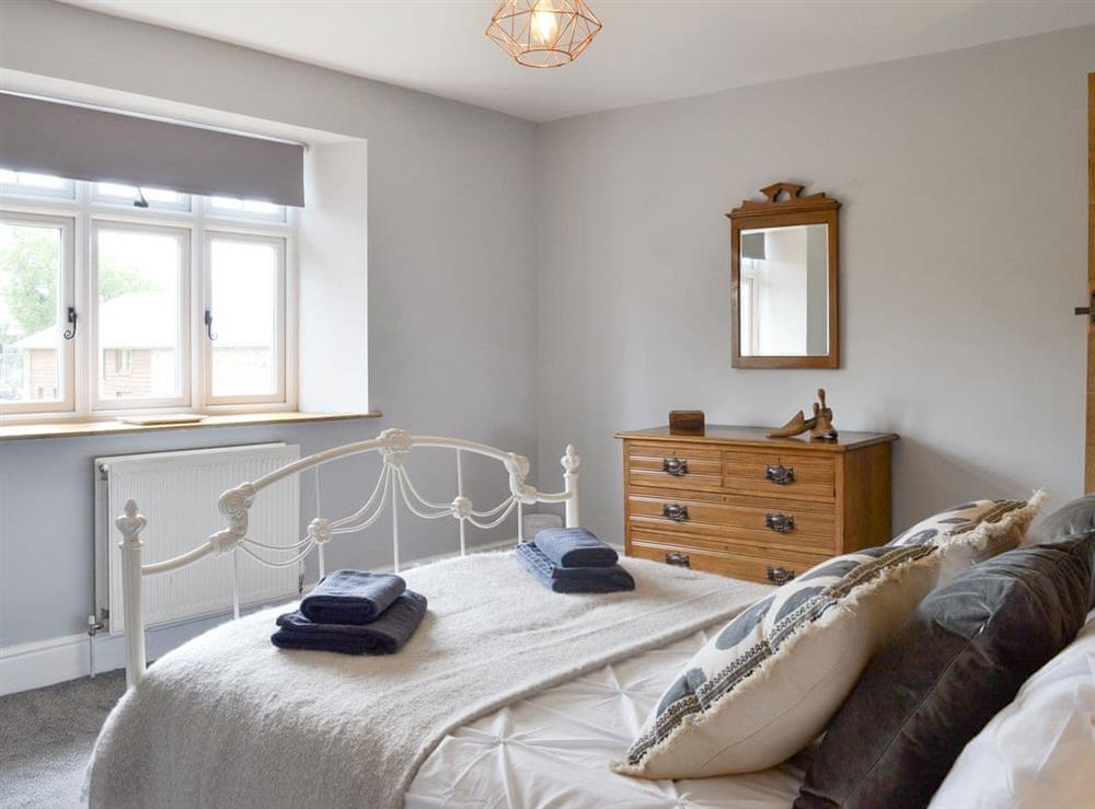 Light and airy double bedroom at Grace Cottage in High Bickington, near Great Torrington, Devon