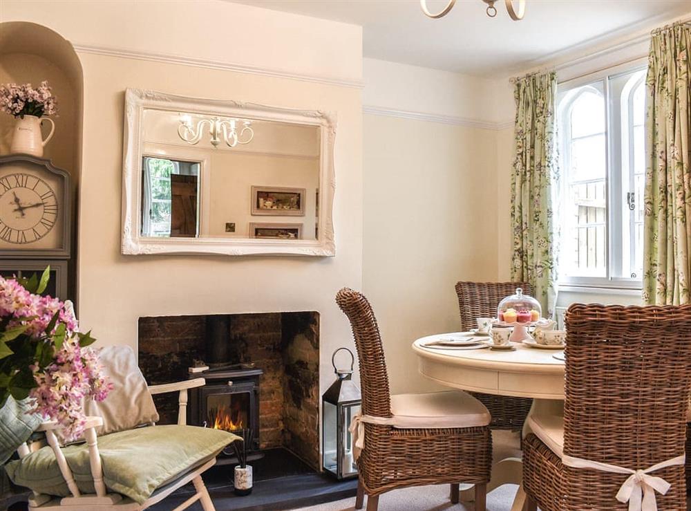 Dining room at Grace Cottage in Wimborne, Dorset
